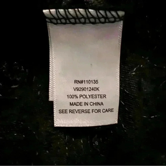 Justice Black Floral Girls Dress, Frilly Skirt Bottom, Size 12 Belt Not Included - Picture 2 of 5